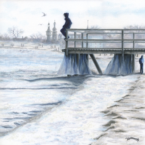 Lodowe molo / Ice pier